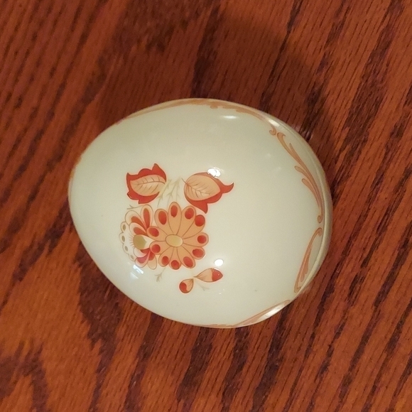 Vintage Limoges egg-shaped trinket dish - Picture 4 of 5